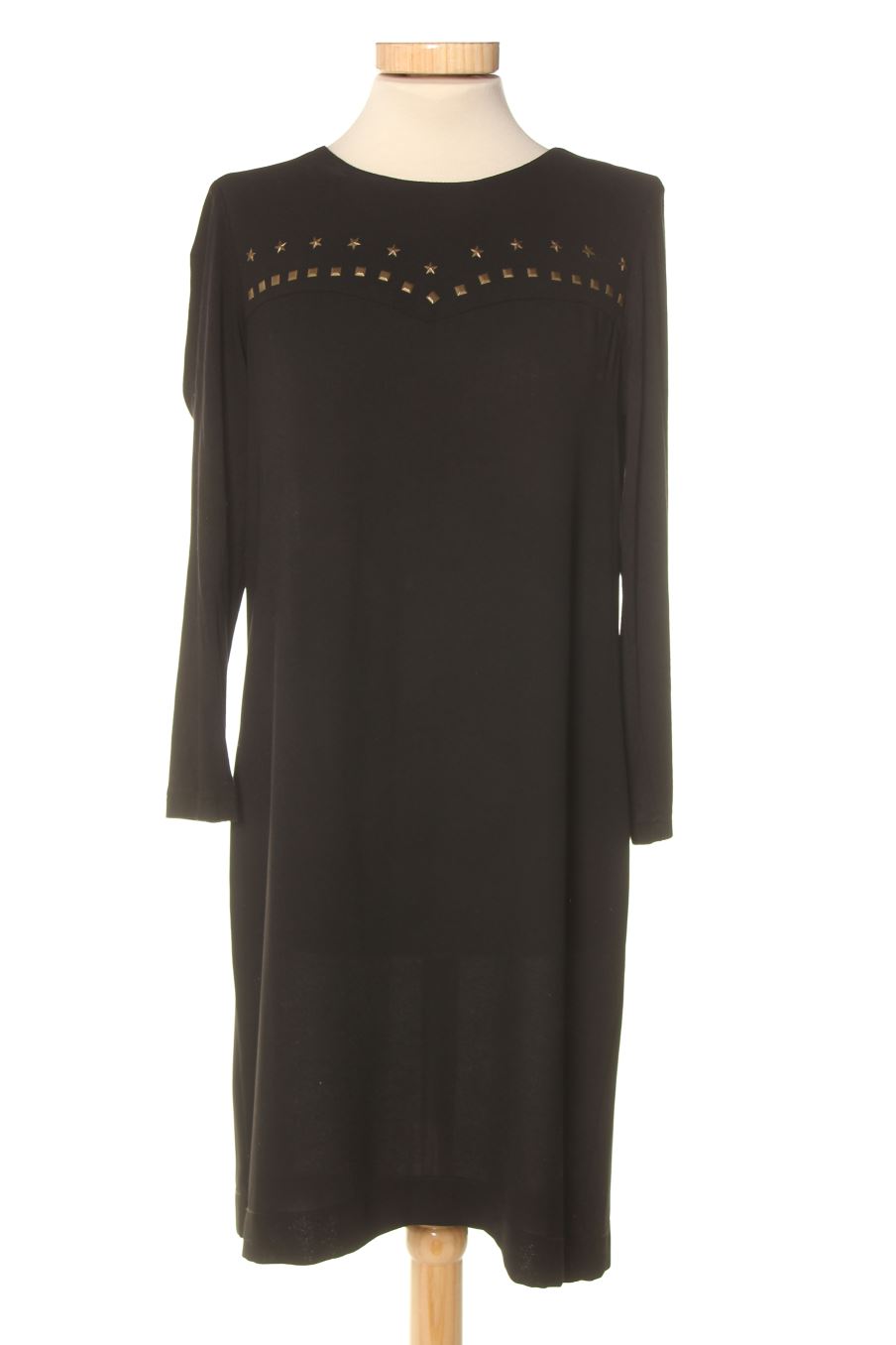Vestido casual de Queenie de la talla S, de color negro