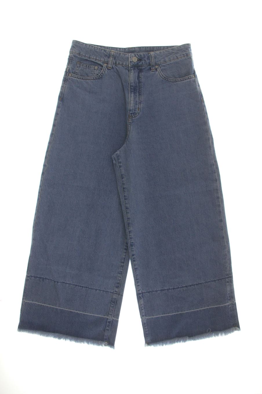 Jeans H&M de la taille 38, de couleur bleu de denim