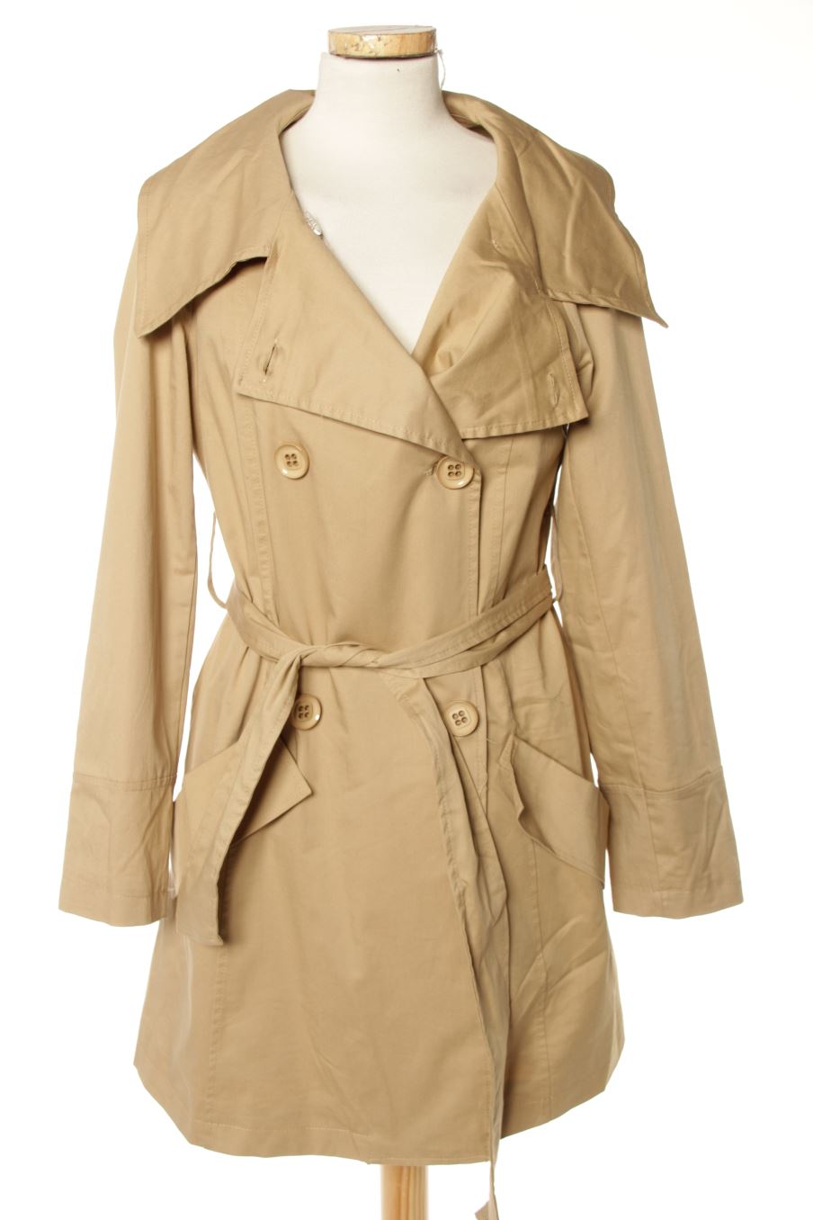 Gabardina de PERCENTIL de la talla S, de color marrón