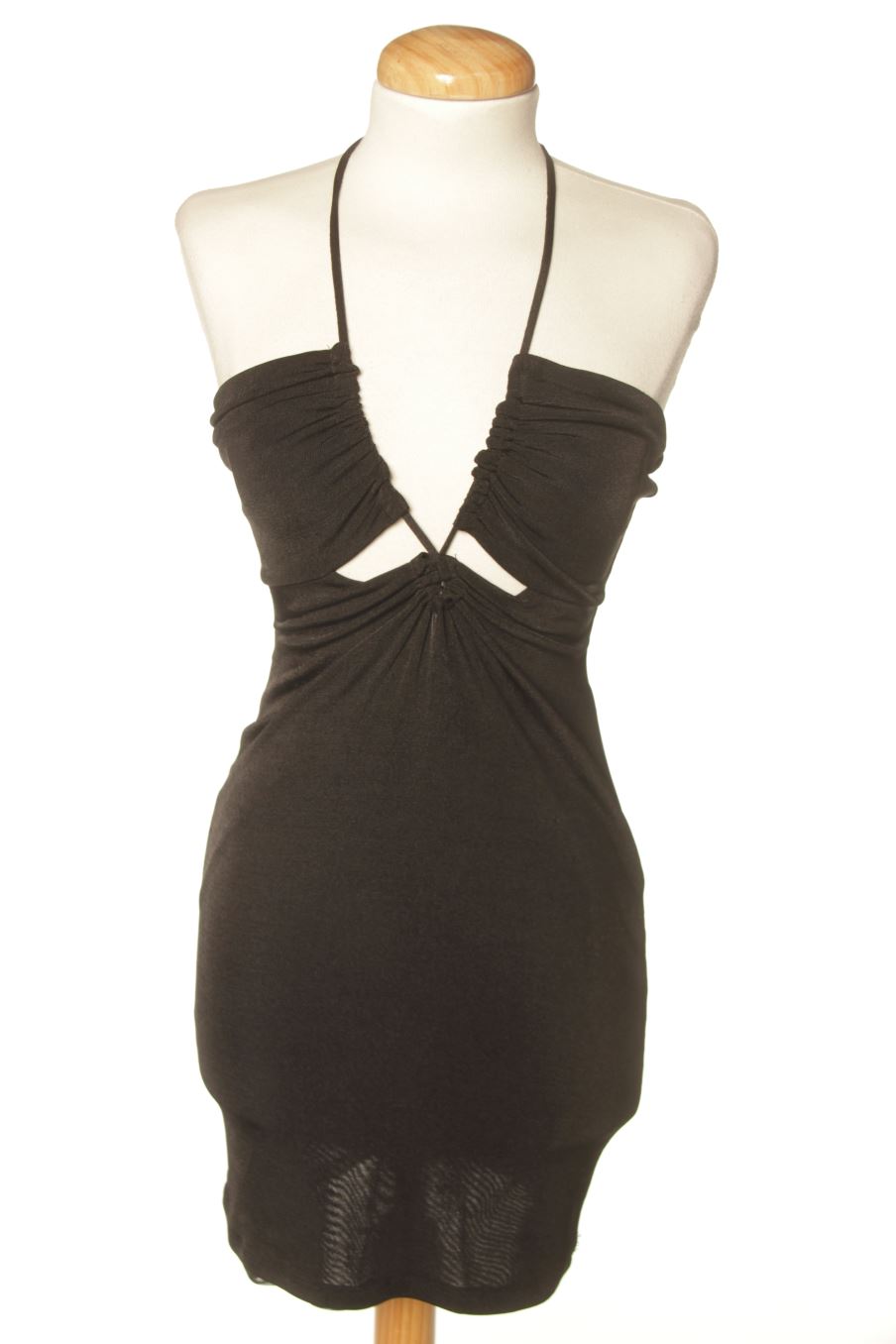 Vestido casual de Bershka de la talla S, de color negro