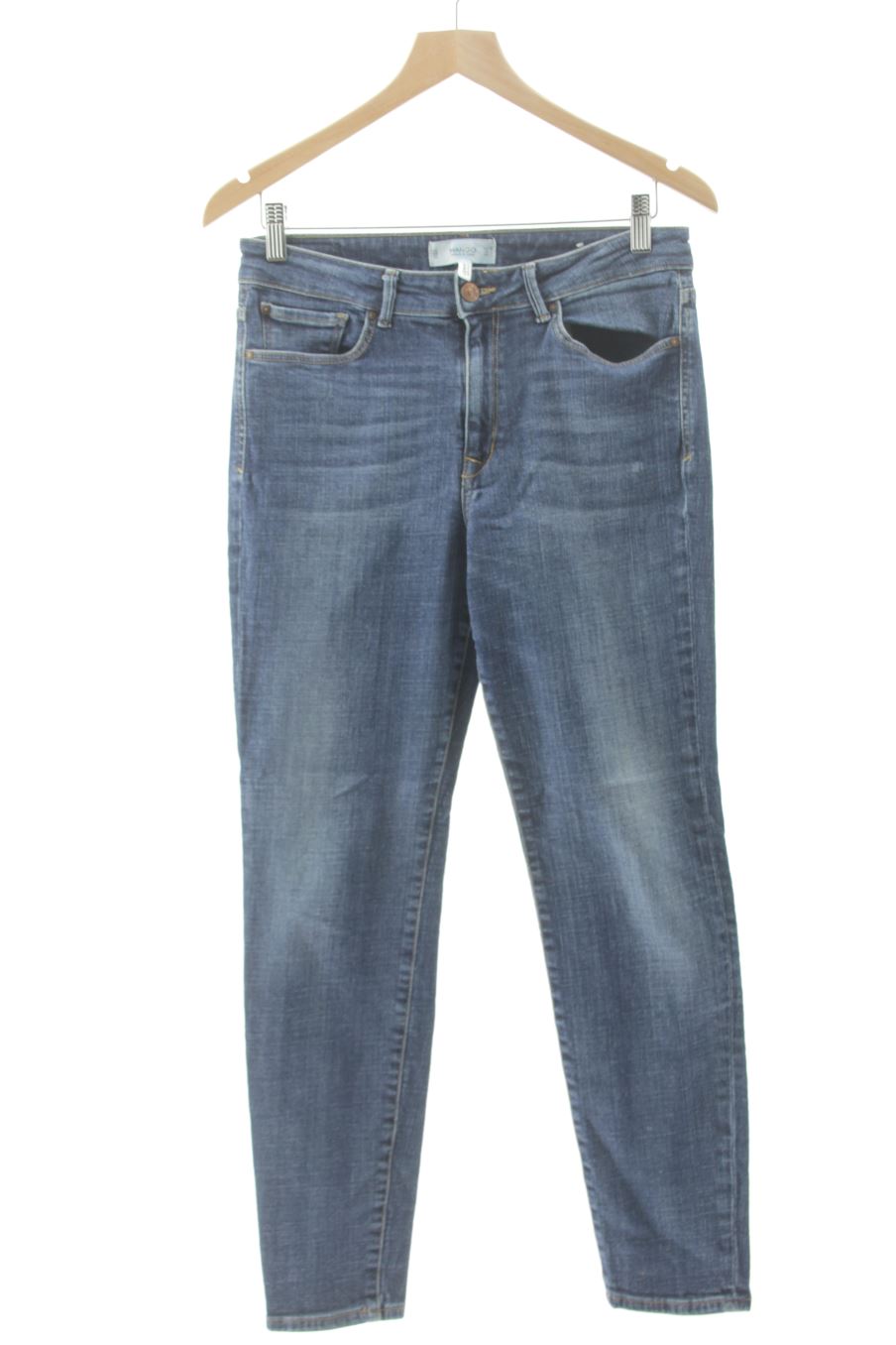 Jeans Mango de la taille 36, de couleur bleu de denim