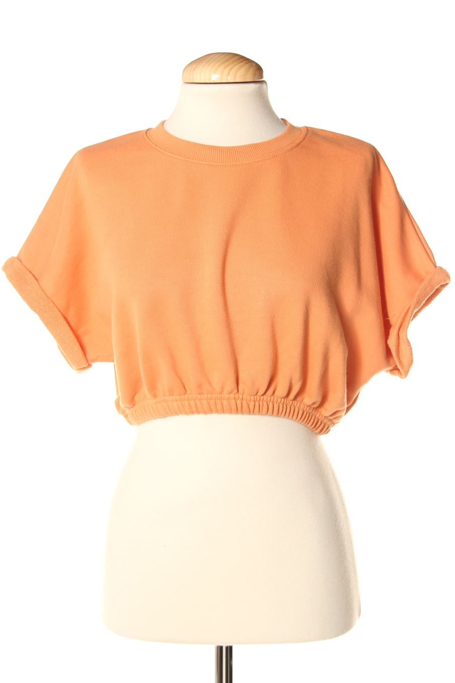 Camiseta de Bershka de la talla S, de color naranja