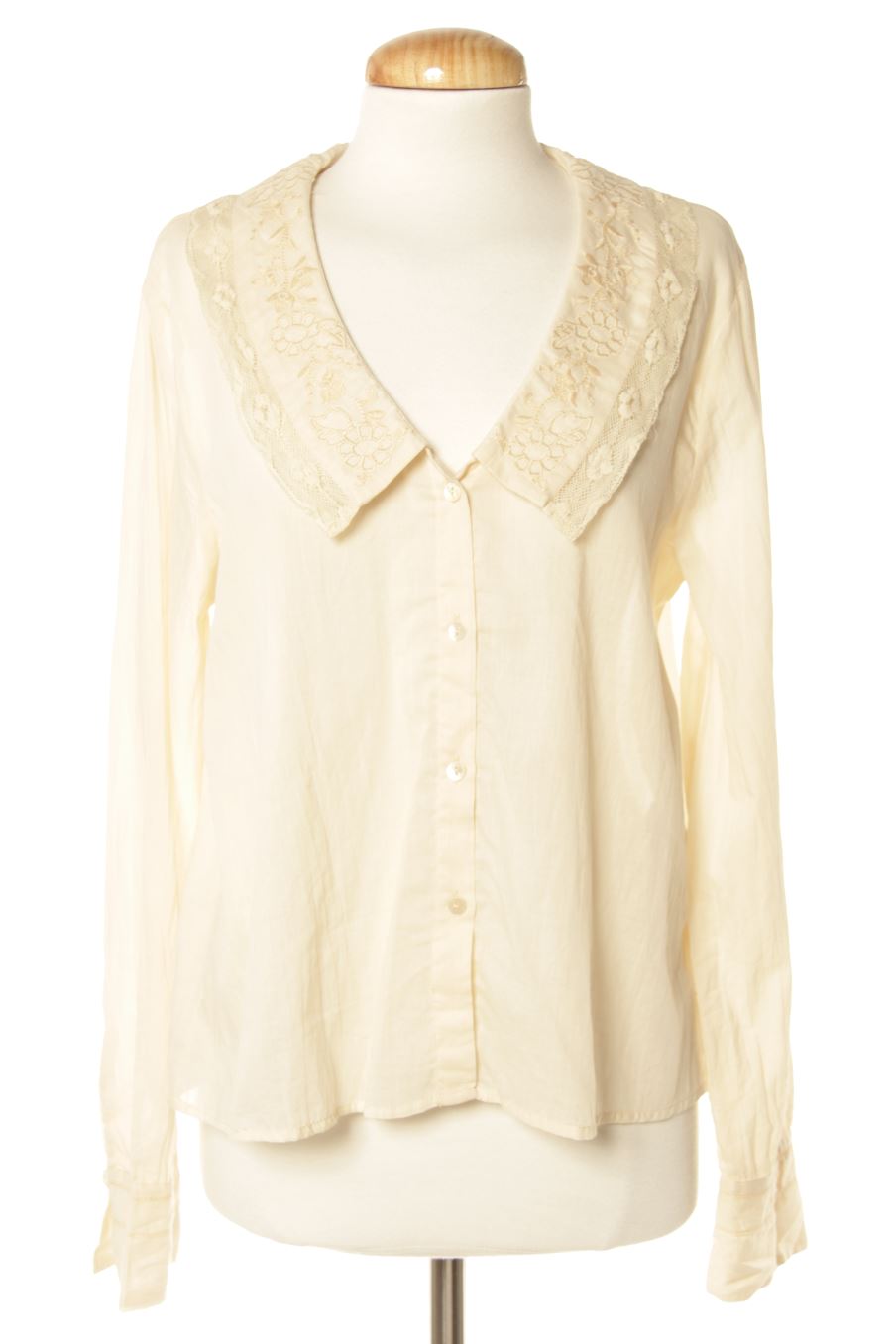 Chemise beige zara best sale