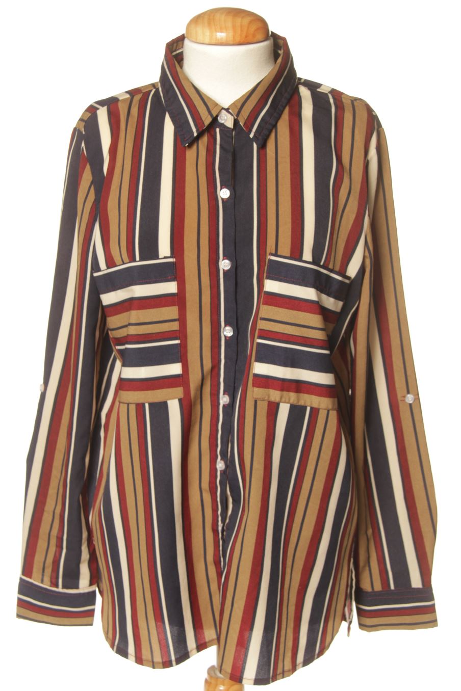 Camisa de BOMACA COLLECTION de la talla M, de color rayas