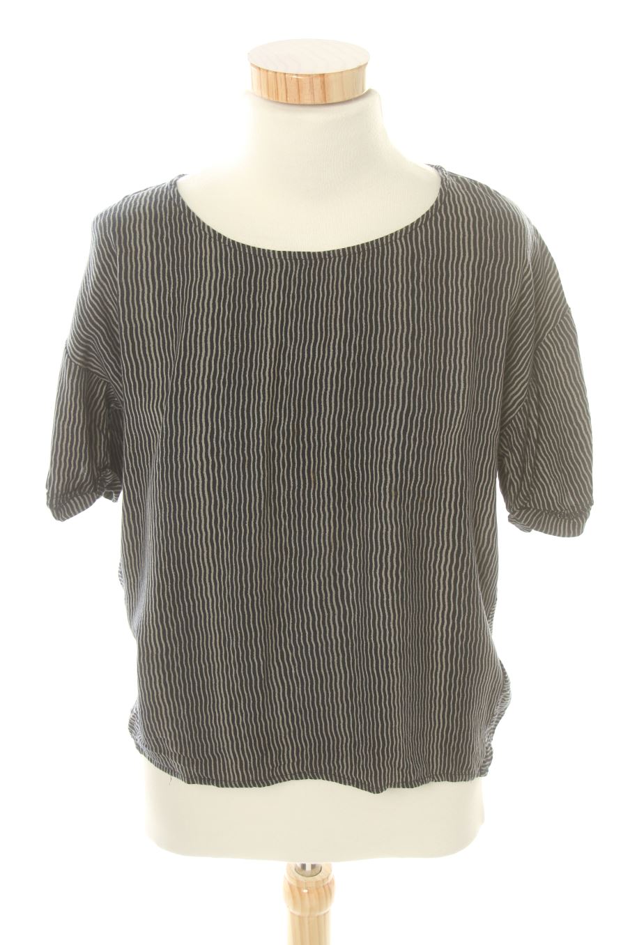 Blusa de manga corta de Moves By Minimum de la talla 36, de color rayas