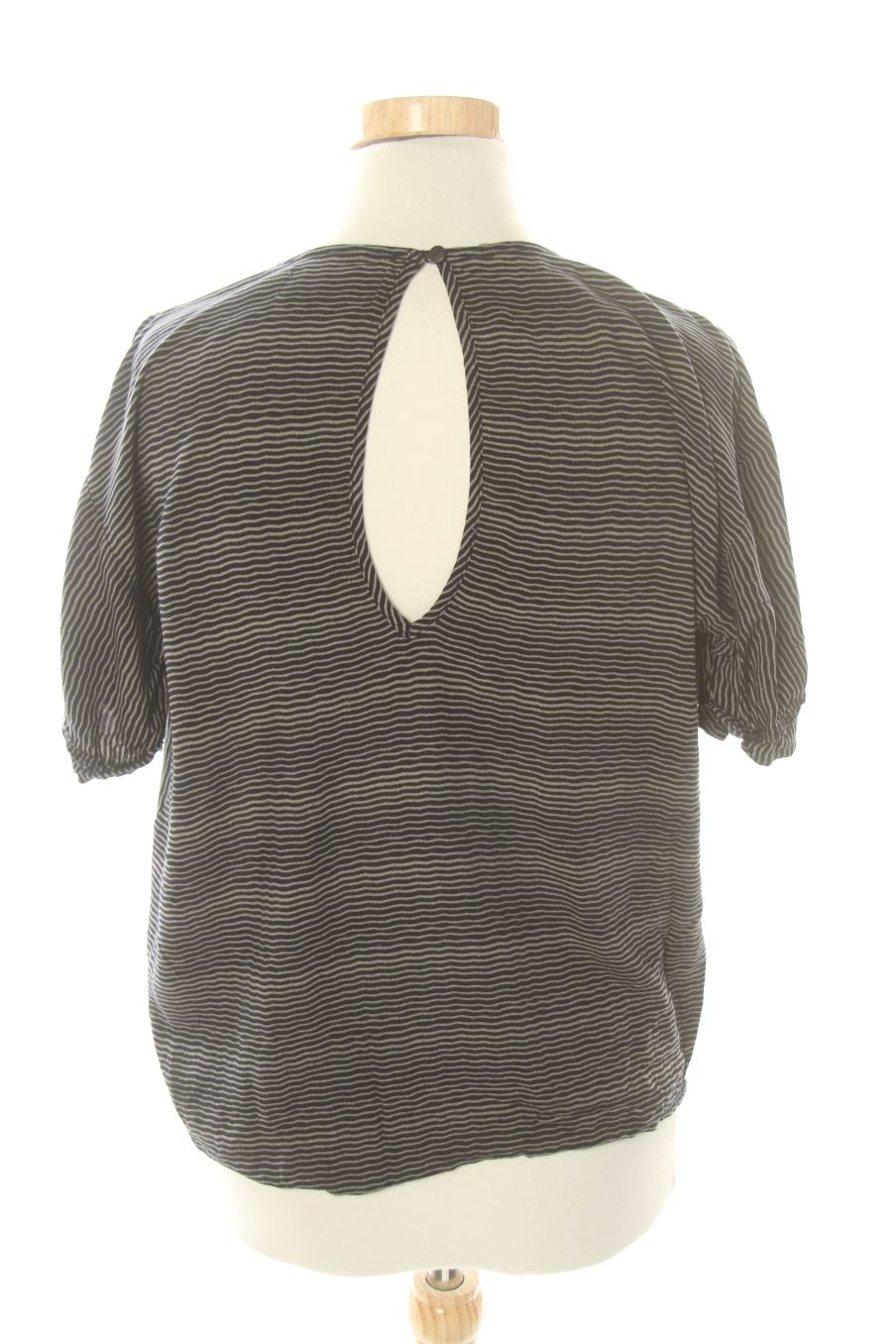 Blusa de manga corta de Moves By Minimum de la talla 36, de color rayas