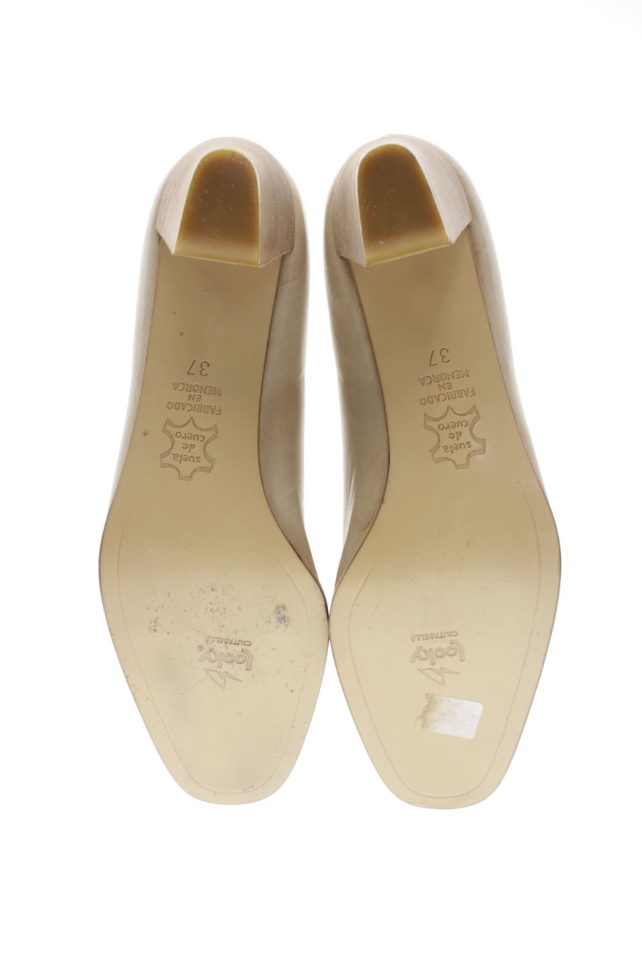 Zapatos de tacon de AYESTARAN de la talla 37, de color beige de