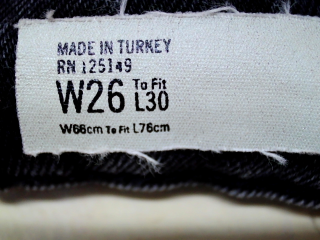 Jeans Topshop de la taille 36, de couleur noir de denim