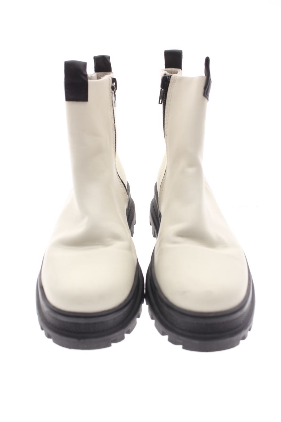 Botines de Zara de la talla 36, de color beige de