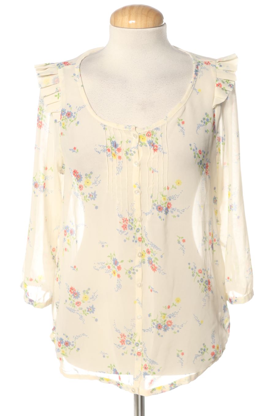 Blusa de manga larga de Stradivarius de la talla S, de color estampado