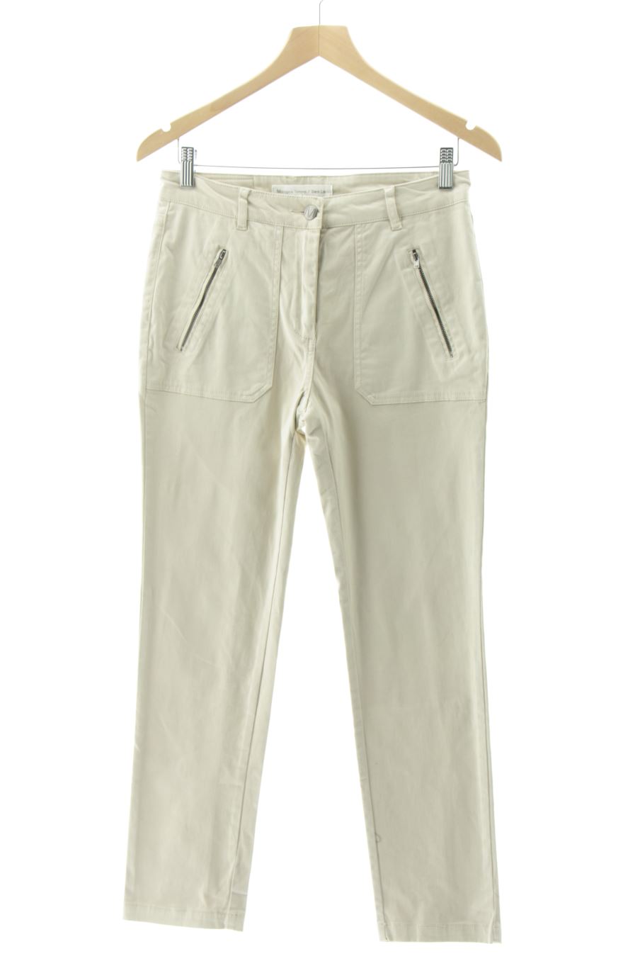 Pantalon Monoprix de la taille 40, de couleur beige de denim
