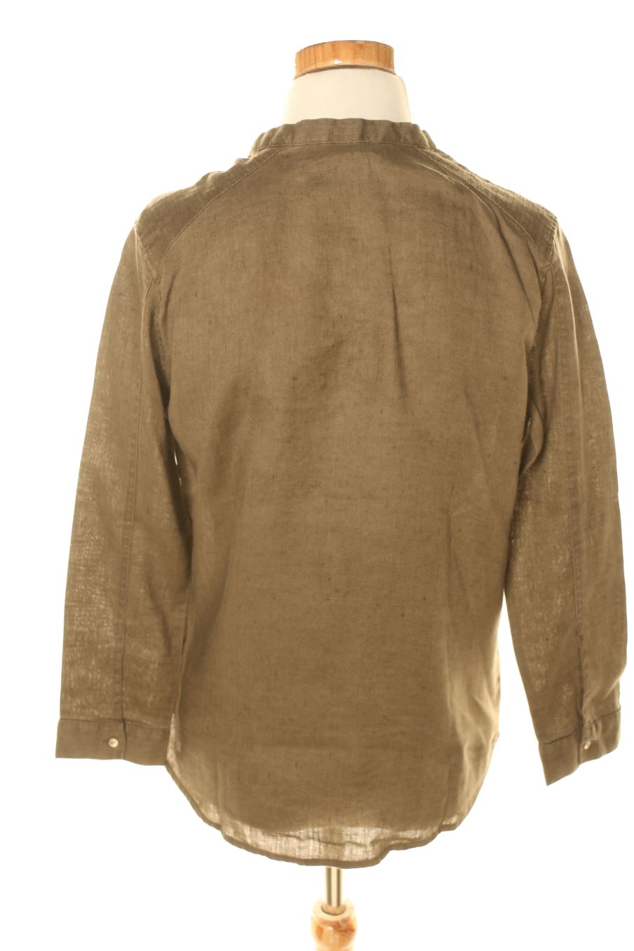 Blusa de manga corta de Zara de la talla S, de color marrón