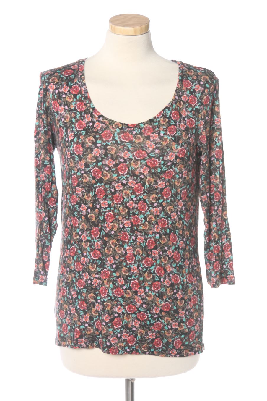T-shirt à manches longues Promod de la taille S, de couleur fleurs