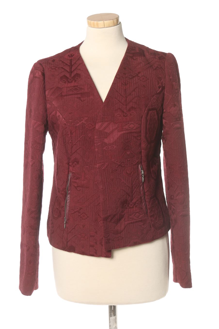 Blazer Naf Naf de la taille 38, de couleur bordeaux