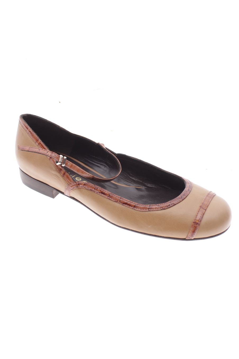 Zapatos planos de Gallieri de la talla 37, de color marrón de