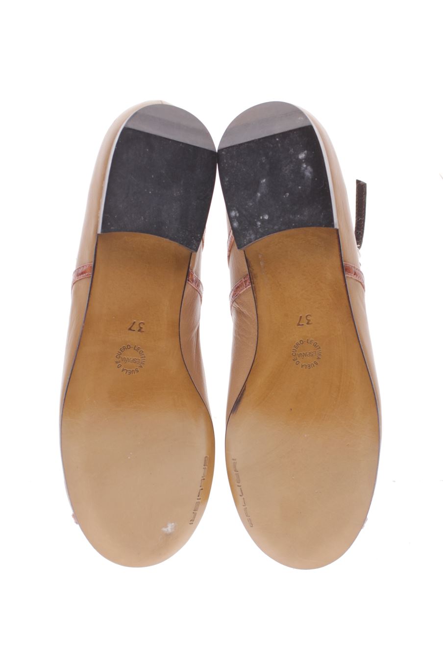 Zapatos planos de Gallieri de la talla 37, de color marrón de