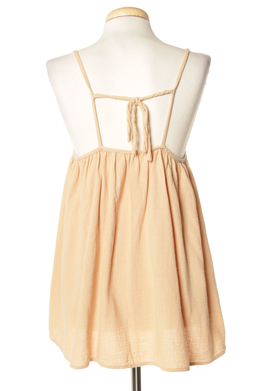 Top de See u soon de la talla S, de color beige