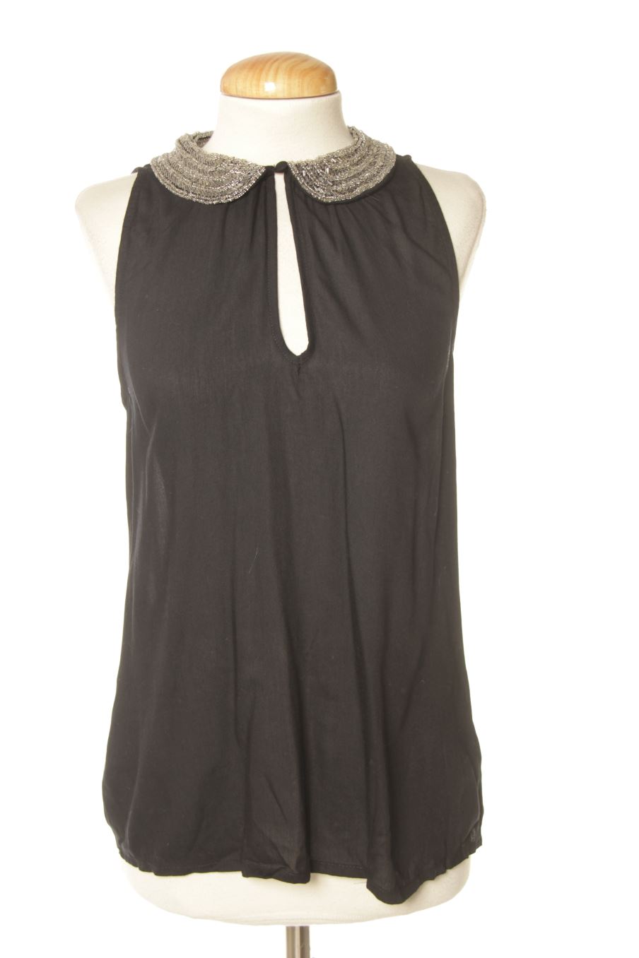 Top de Stradivarius de la talla M, de color negro