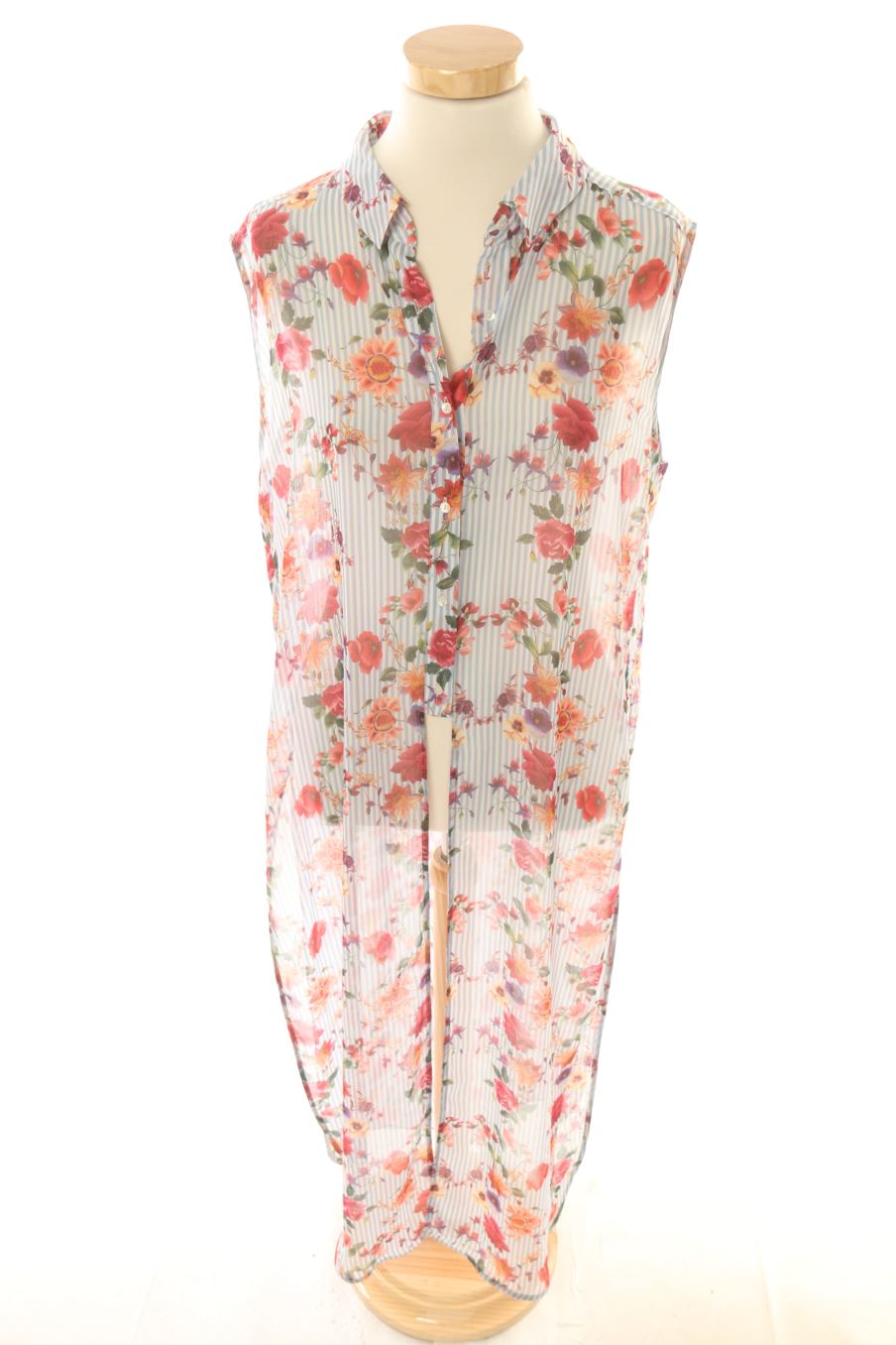 Camisa sin mangas de Mng de la talla M, de color flores