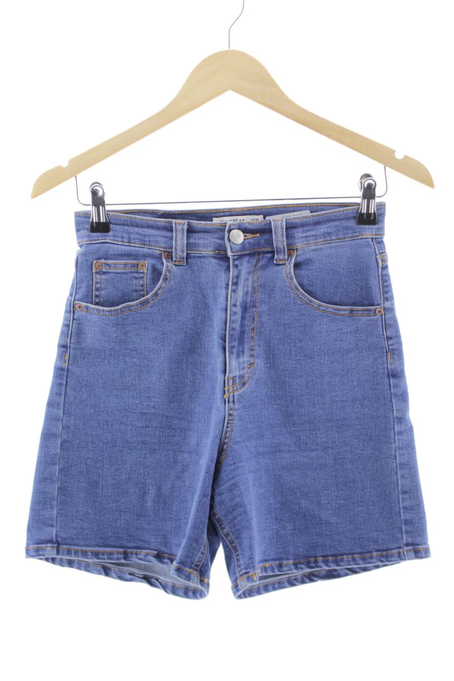Shorts Pull & Bear de la taille 36, de couleur bleu de denim
