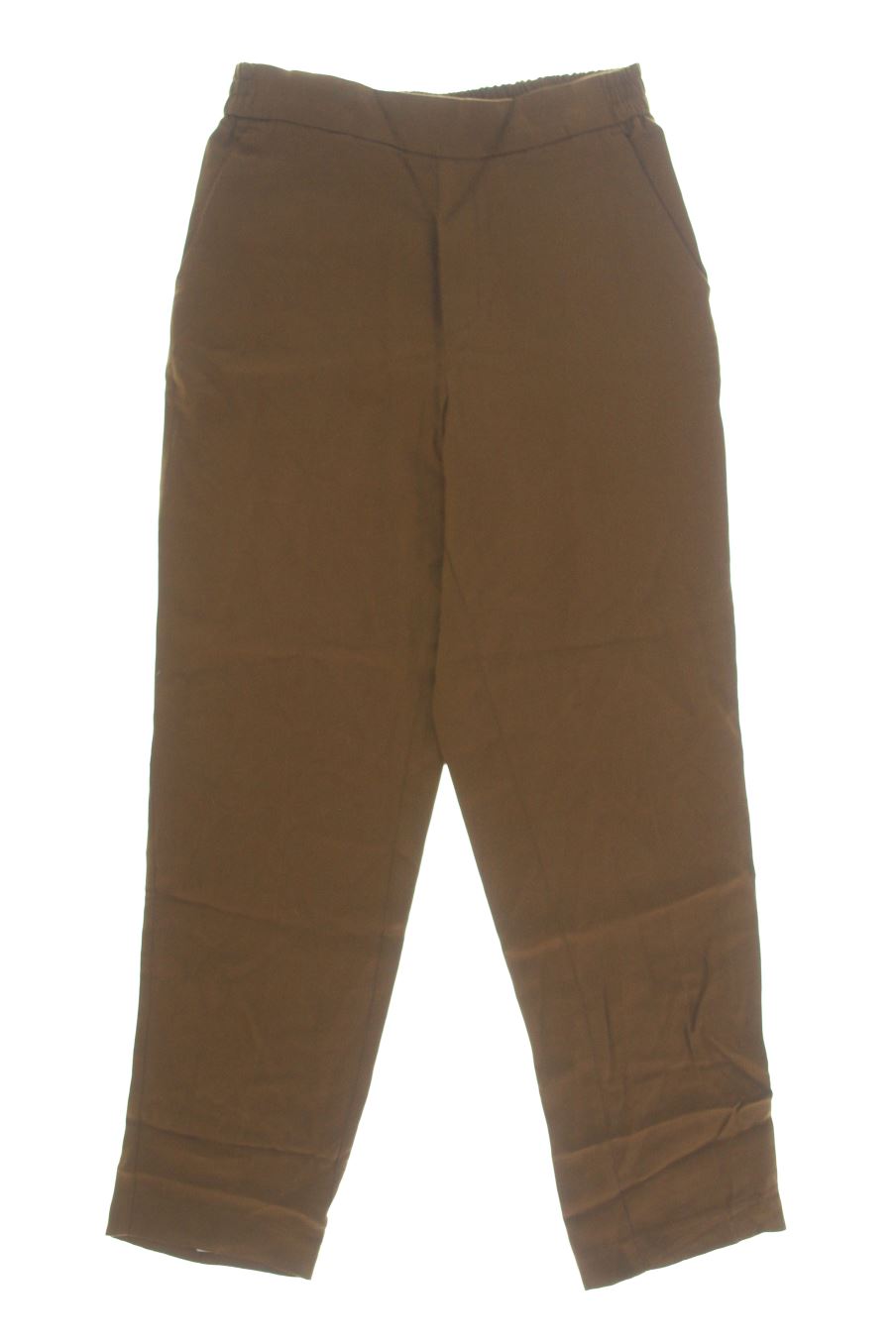 Pantalones de Mango de la talla S, de color marrón