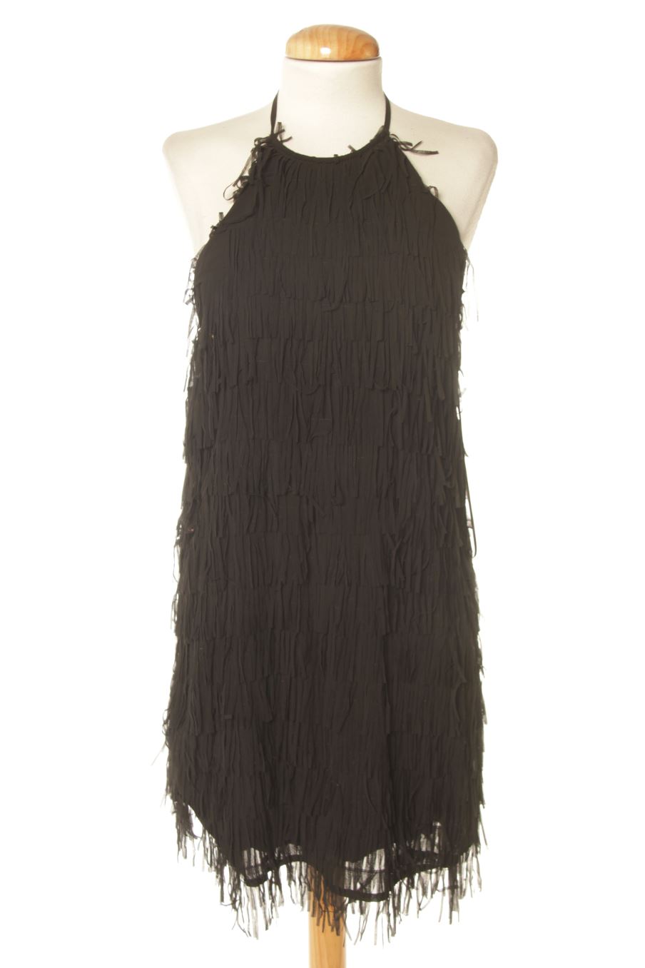 Vestido elegante de El Corte Ingles de la talla 38, de color negro