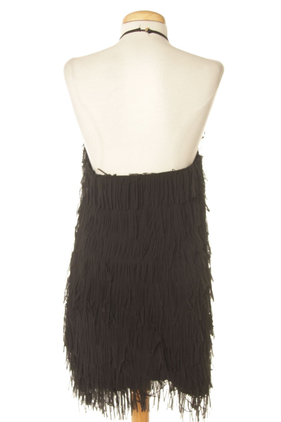 Vestido elegante de El Corte Ingles de la talla 38, de color negro