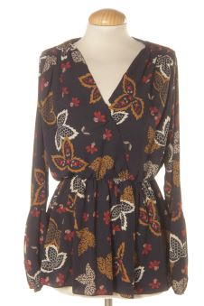 Blouse à manches longues S Miss Miss