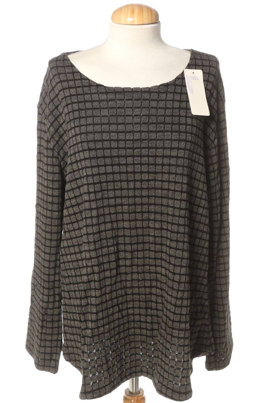 Pull Made in italy de la taille XL, de couleur gris