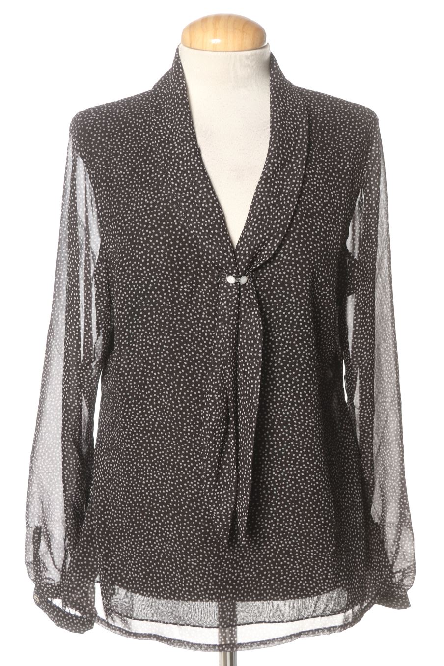 Blusa de manga larga de Punto roma de la talla M, de color estampado