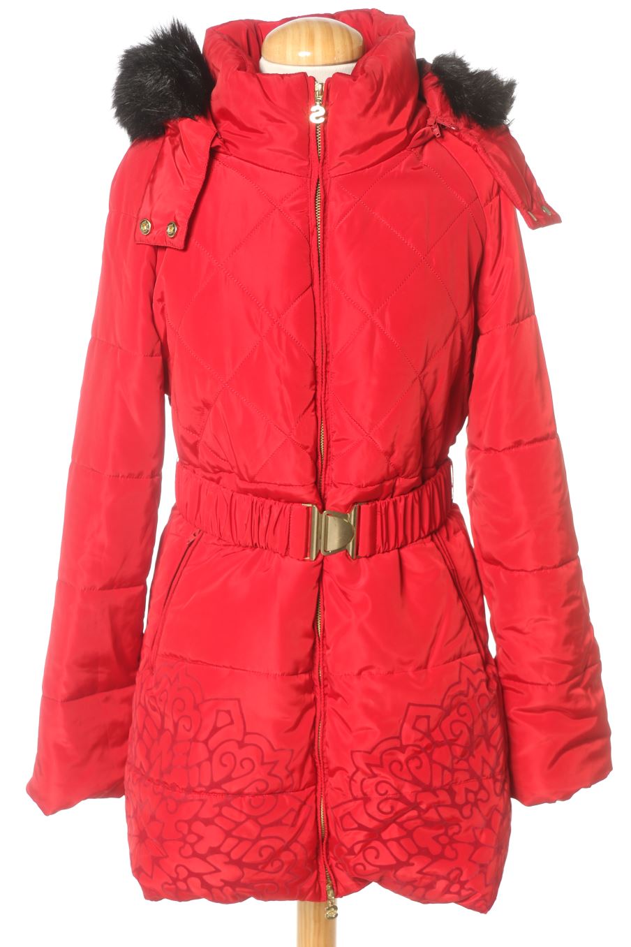 Manteau Desigual de la taille 40, de couleur rouge