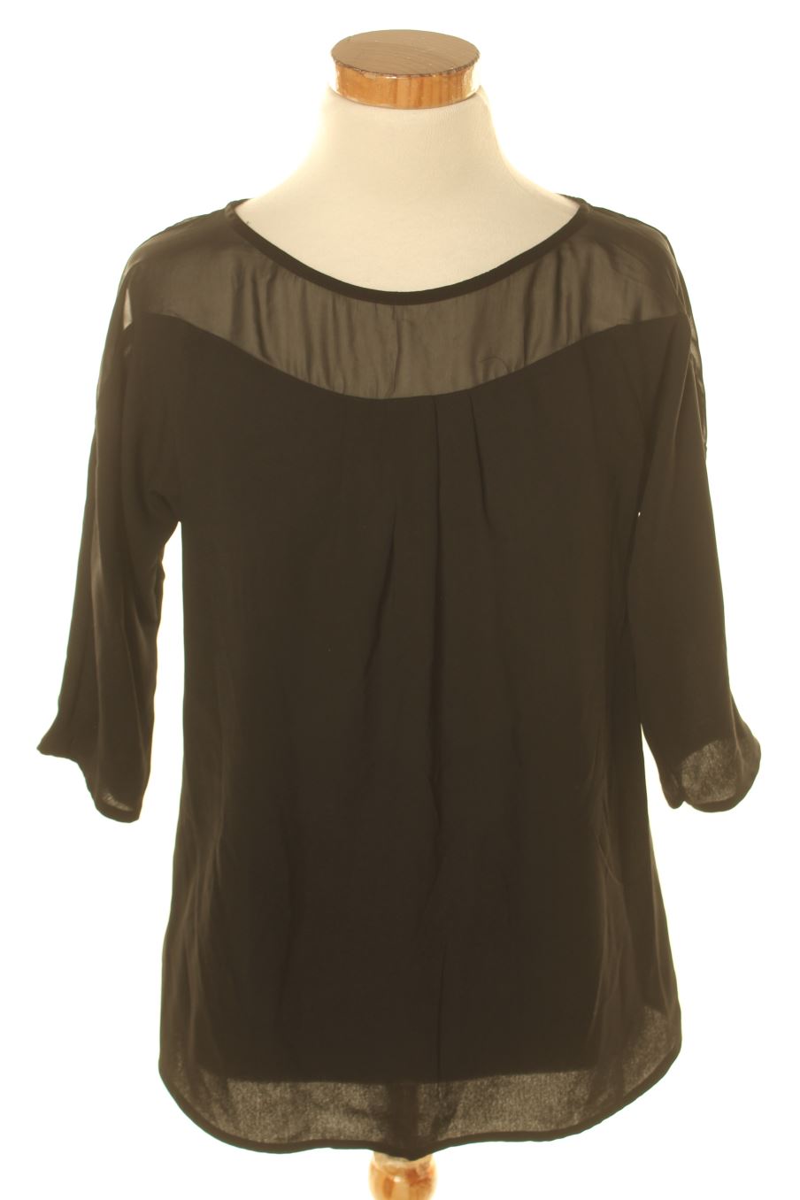 Blouse à manches longues H&M de la taille 34, de couleur noir