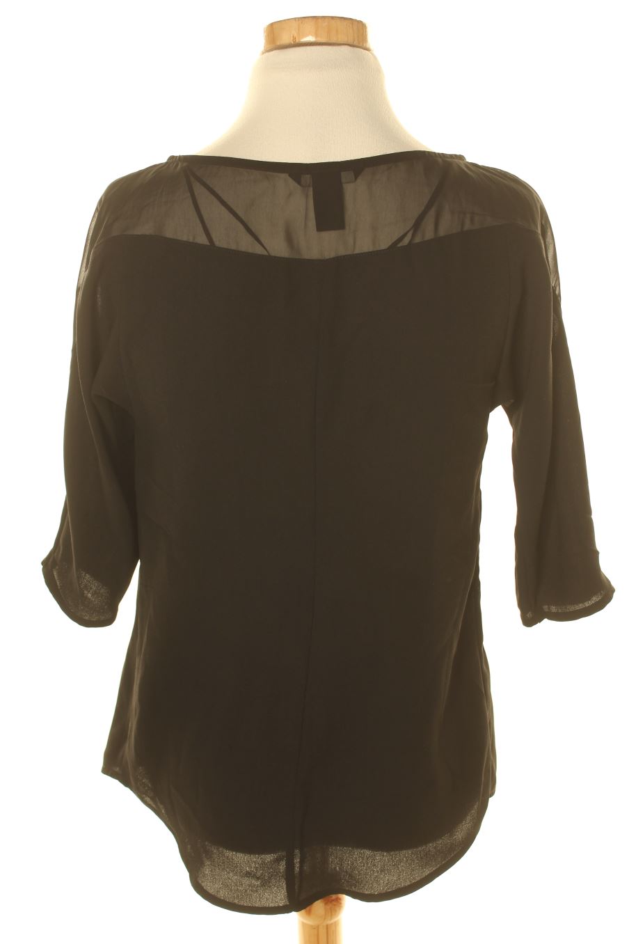 Blouse à manches longues H&M de la taille 34, de couleur noir