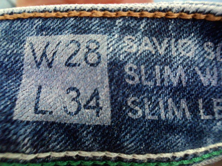Jeans de García jeans de la talla 38