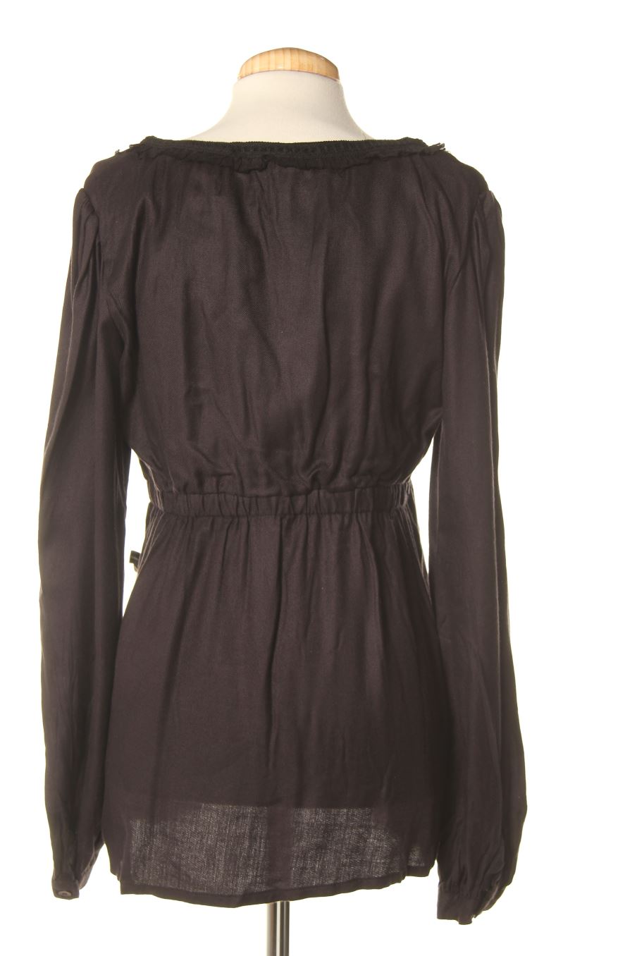 Blusa de manga larga de PERCENTIL de la talla L, de color negro
