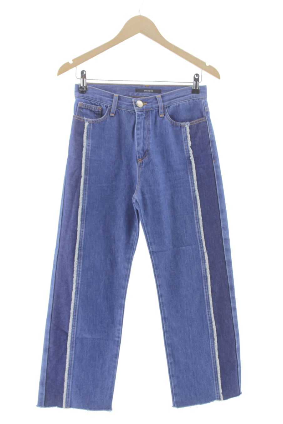 Vaquero de Uterque de la talla 36 de color azul de ropa vaquera