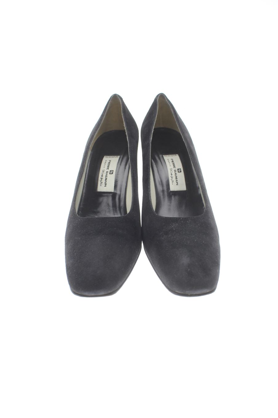 Zapatos de tacon de Pierre Balmain de la talla 38, de color negro de