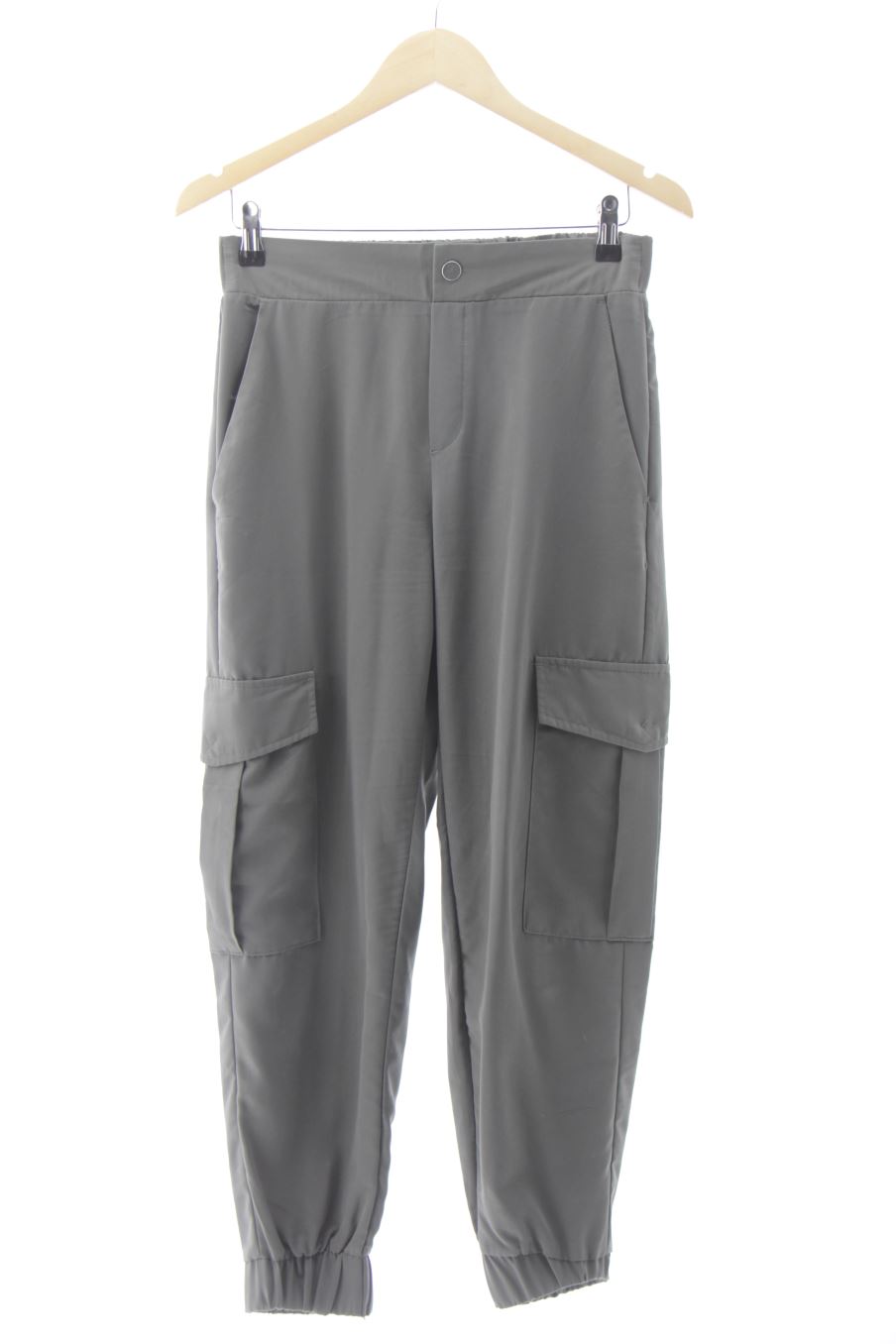 Pantalón Casual de Zara de la talla S, de color verde