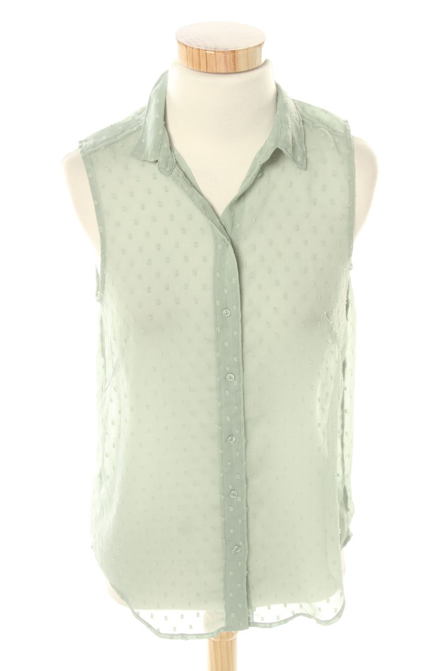 Camisa sin mangas de H&M de la talla 32, de color turquesa