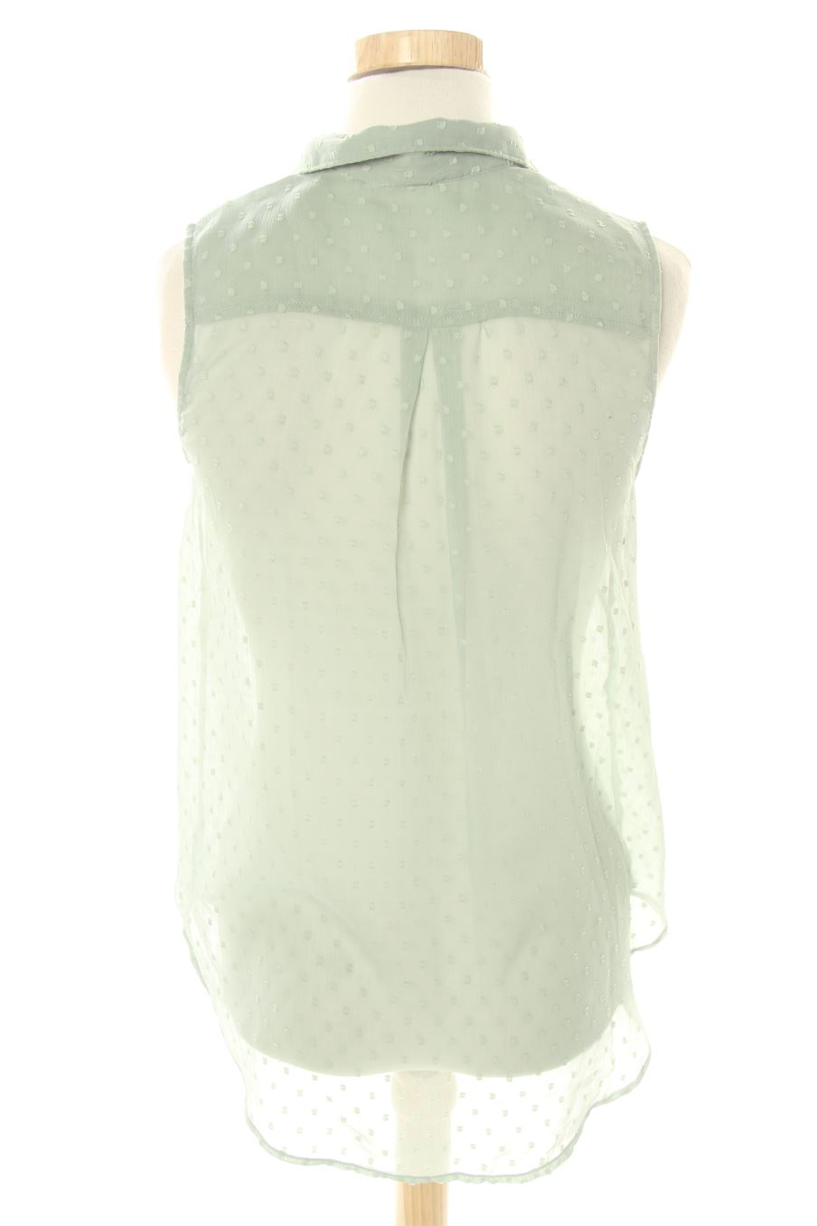 Camisa sin mangas de H&M de la talla 32, de color turquesa