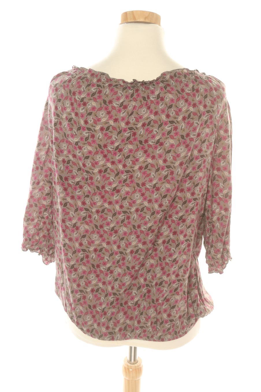 Blusa de manga corta de Affinités de la talla S, de color estampado