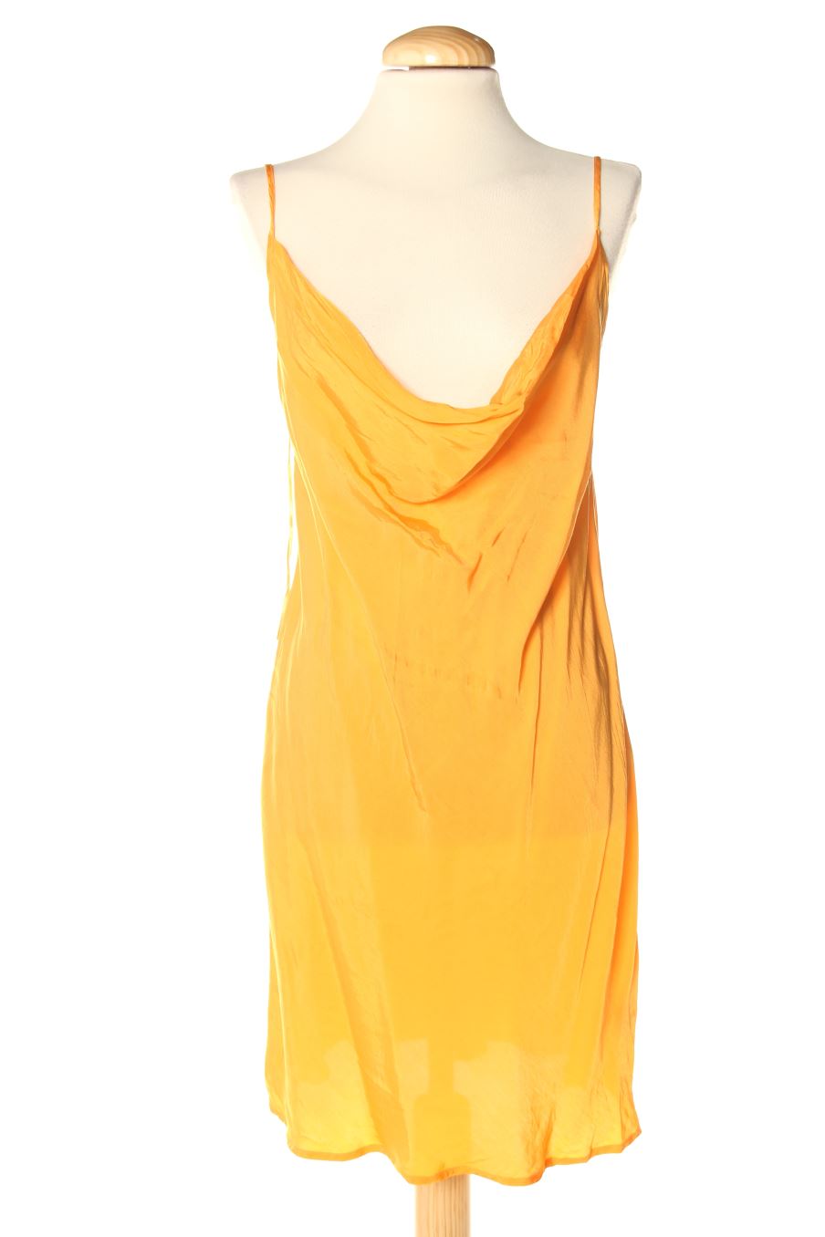 Robe casual H&M de la taille L, de couleur jaune