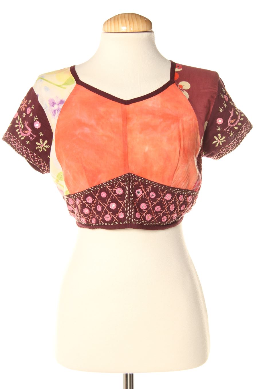 Blouse à manches courtes Naf Naf de la taille 40, de couleur imprimés