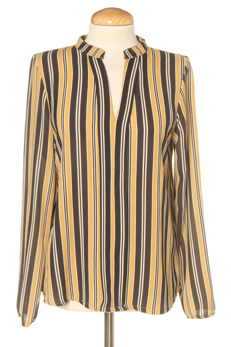 Langärmelige Bluse von sense Größe S, Farbe Gestreift, für