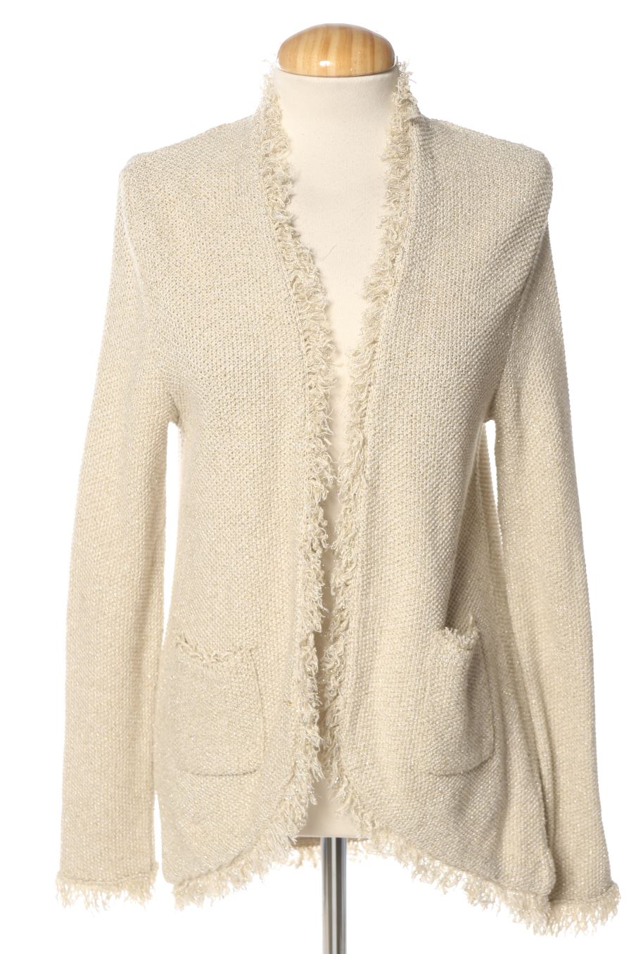 Gilet Zara de la taille M, de couleur beige