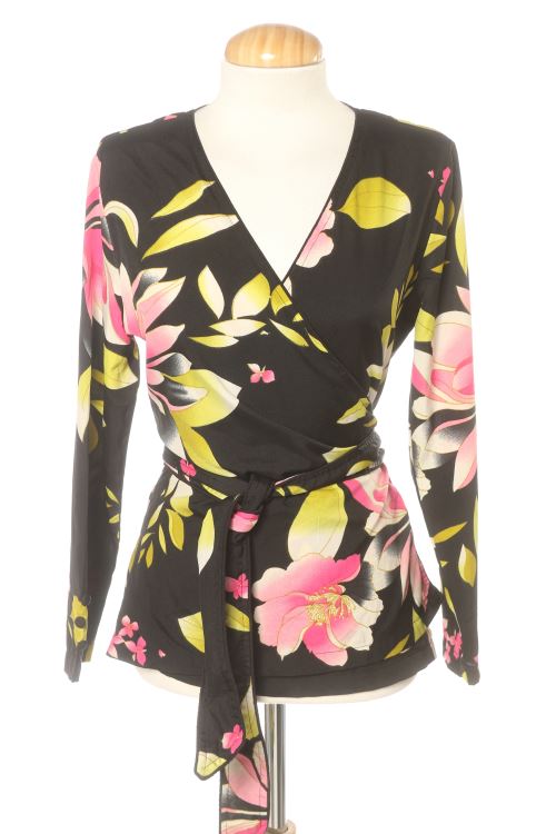Blusa a maniche lunghe