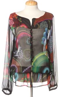 Langärmelige Bluse L Desigual, Foto 1 von 2
