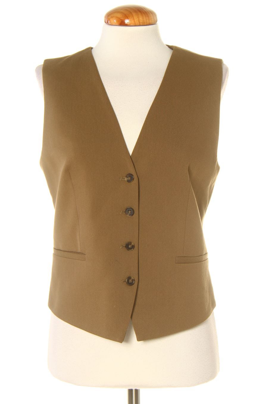 Boléro sans manches Zara de la taille S, de couleur vert