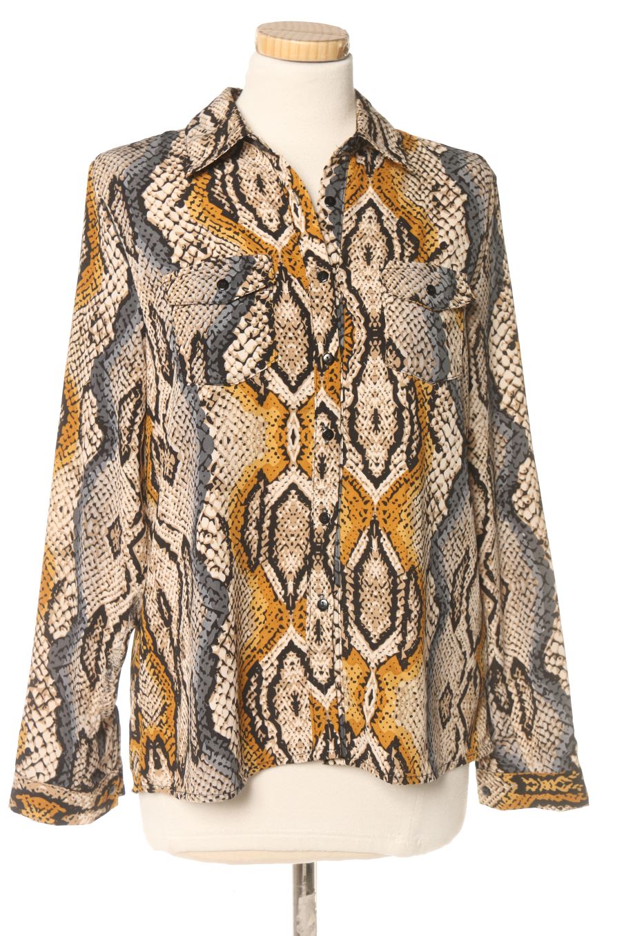 Chemise OCTOBER de la taille L, de couleur animal print