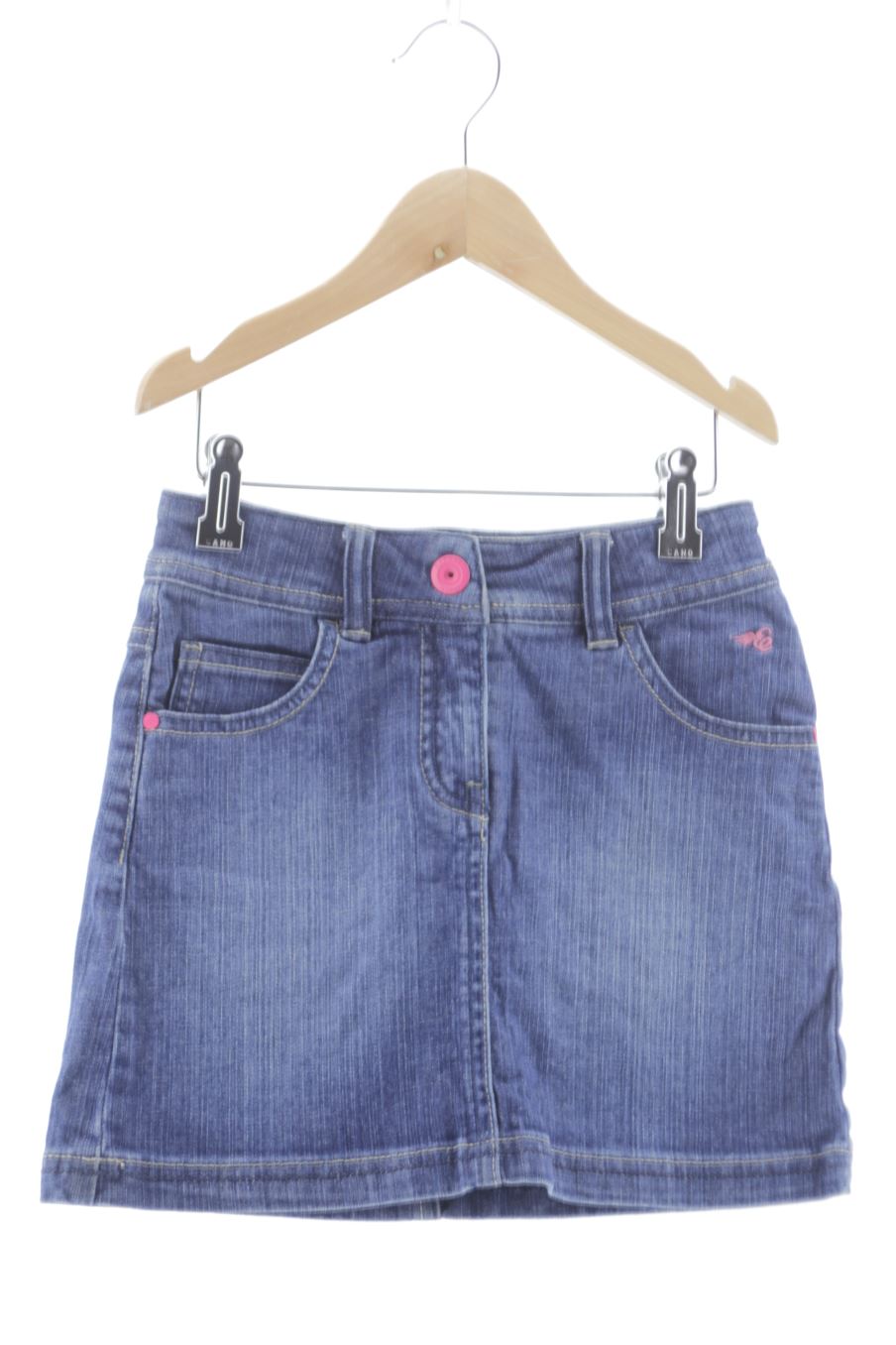 gebraucht Esprit Aufwändiger Rock Größe 128 aus Denim